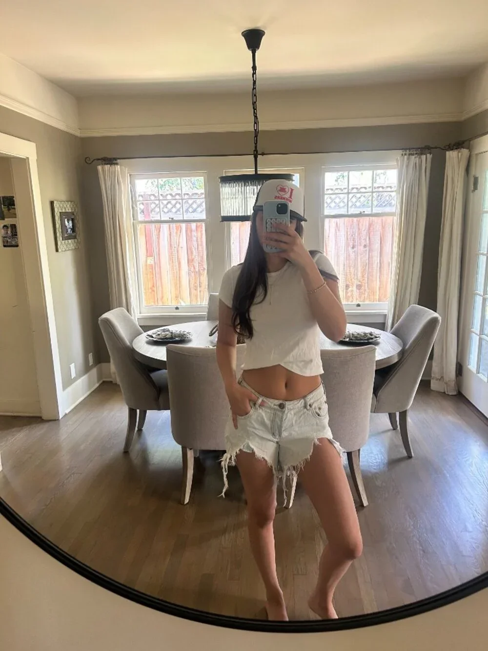 One Teaspoon Frankies low waist long length distressed denim shorts 🤍